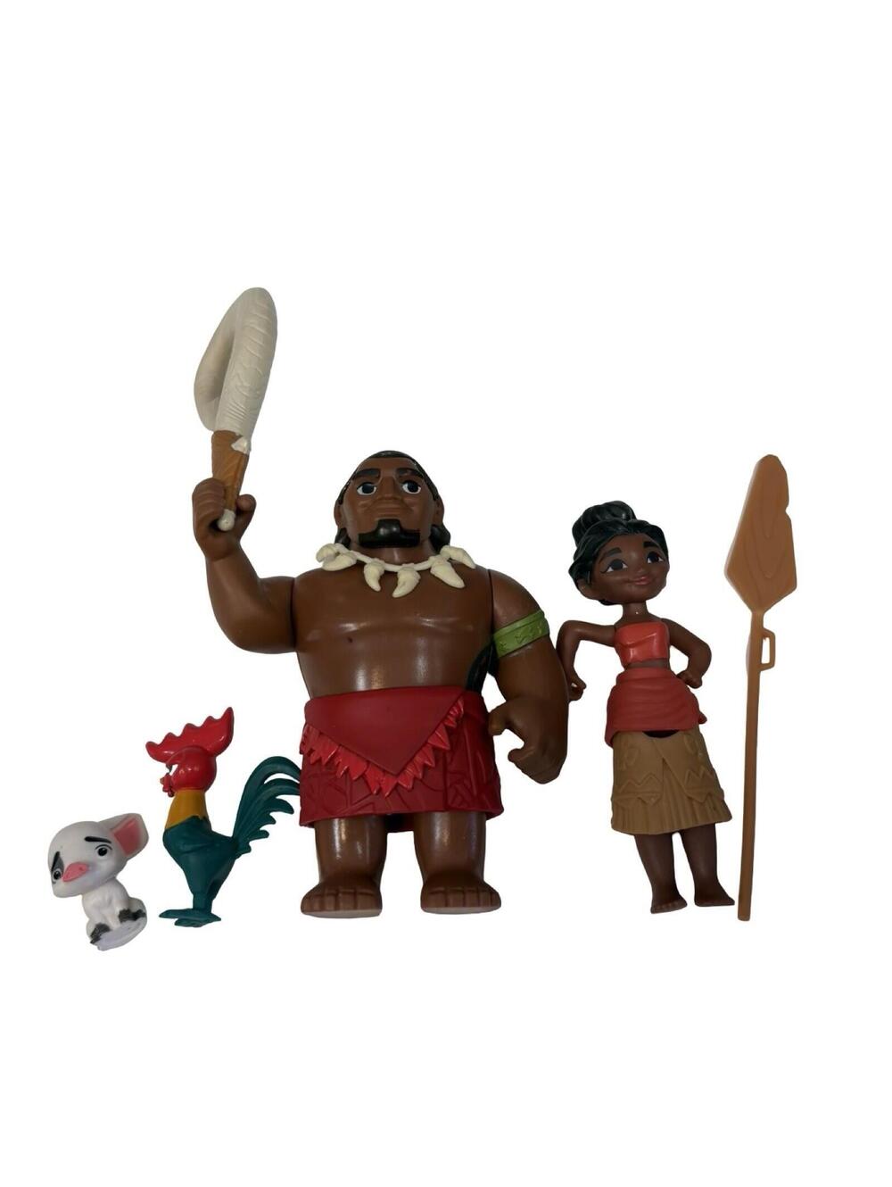 Disney Lot of Moana Characters Cake Toppers
